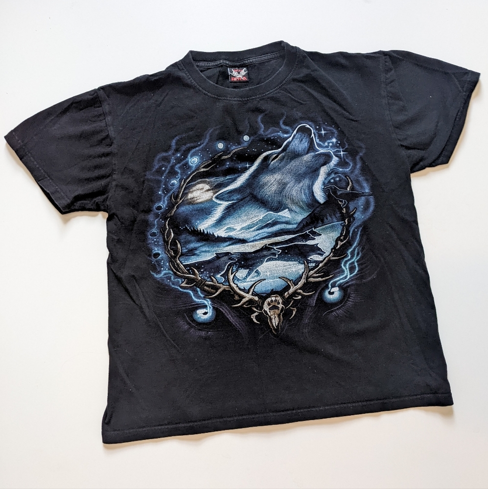 Vintage Double Sided Wolf Tee 🐺